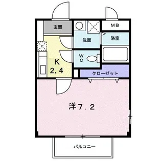 薫風館【1階】の間取り