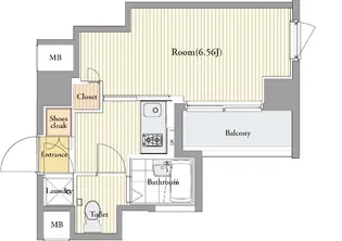 ビバリーホームズ高円寺【4階】の間取り