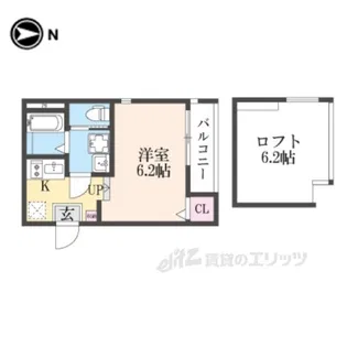 ハーモニーテラス稲荷悠苑【2階】の間取り