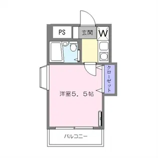 コクコビル羽田【4階】の間取り