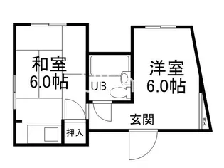 リバーサイド伏見【4階】の間取り