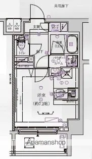メインステージ菊川II【8階】の間取り