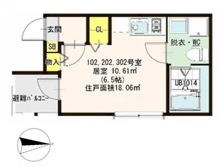 Andante【1階】の間取り