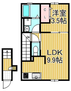 Amour大船【2階】の間取り