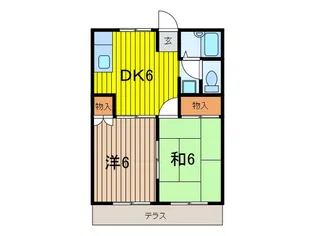 コーポエンジェル【2階】の間取り
