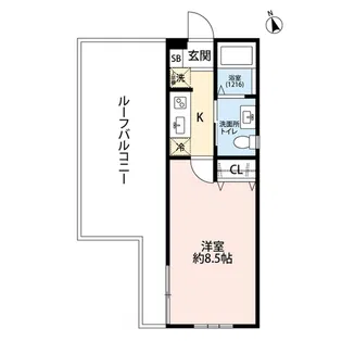 ピアコートTM東伏見【5階】の間取り