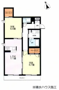 プリファー【1階】の間取り