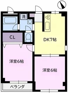 クレメントイシイ【2階】の間取り