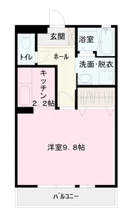 エクレール星【1階】の間取り