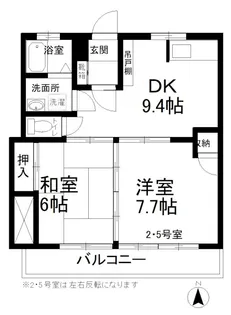 ウエストハイリビング【3階】の間取り
