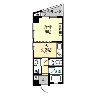 東春日ビル【2階】の間取り