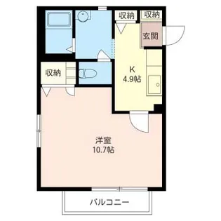 サニーハイツ【2階】の間取り