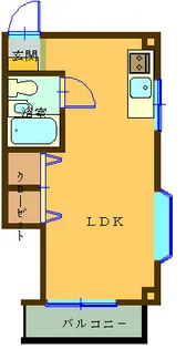 ルミナス広【3階】の間取り