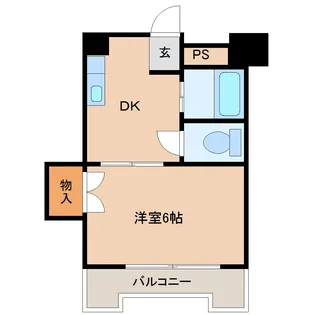 第3ハニービル【2階】の間取り