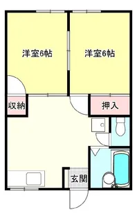 ビバライフ雄光II【1階】の間取り