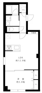 LEGALAND白金ANNEX【4階】の間取り
