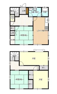 広島県東広島市高屋町稲木【一戸建】の間取り