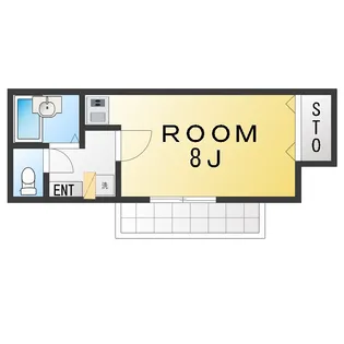 クエスト・ヴィラ【1階】の間取り