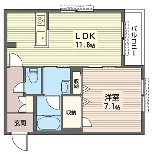 コルヌイエ【2階】の間取り