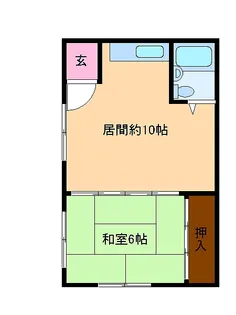 ウエストハイツ【2階】の間取り