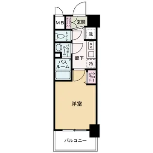 大阪府大阪市北区大淀南3【マンション】の間取り