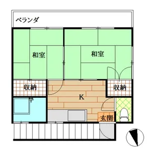 ひふみ荘【2階】の間取り
