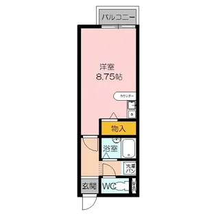 コンフォータブルアキラ【2階】の間取り