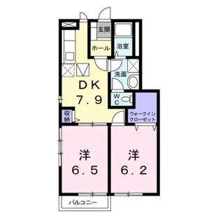 カーサカネジョウ【1階】の間取り