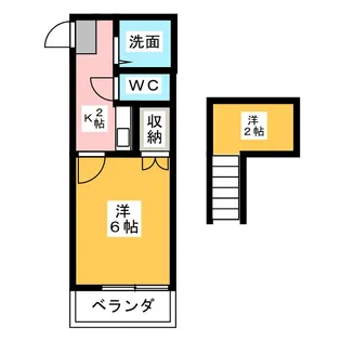 1Kの間取り画像