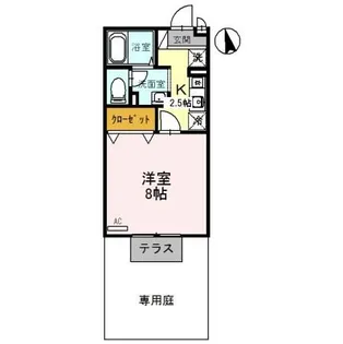 京都府綾部市青野町東吉美前【アパート】の間取り