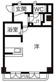 ケープロイヤル【4階】の間取り