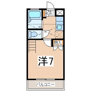 福島県郡山市開成2【アパート】の間取り