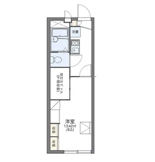 レオパレス福浜A【1階】の間取り