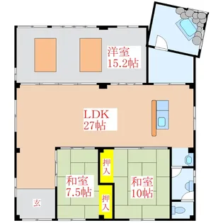 日建ビル【1階】の間取り