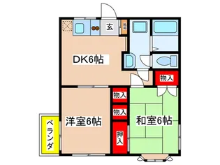 チェリ-パレス 2【4階】の間取り