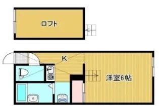 プリモ☆さんじの【2階】の間取り