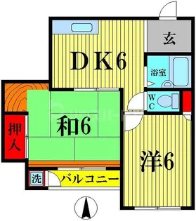 カサグランデタマキ【1階】の間取り