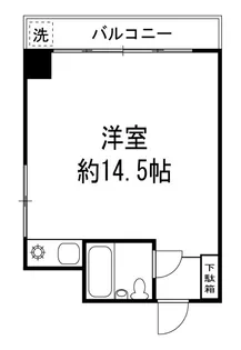 東京都千代田区飯田橋2【マンション】の間取り