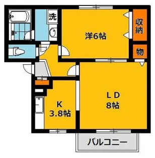 ロイヤルガーデン【1階】の間取り