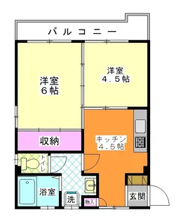 芦山ビル【4階】の間取り