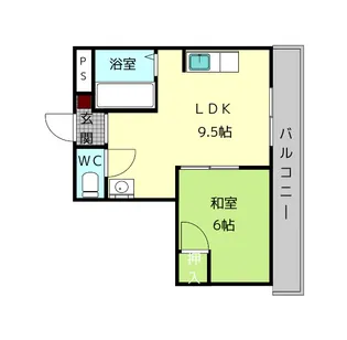 サニーコート菜畑【3階】の間取り