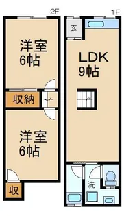 大阪府枚方市東山1【一戸建】の間取り