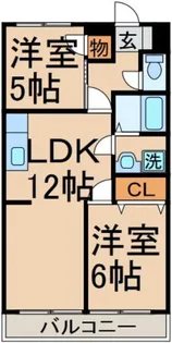 ヴェルクレール【3階】の間取り