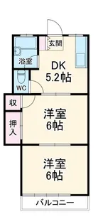 ハイツ伊藤【2階】の間取り