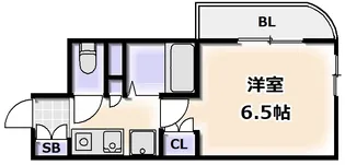 リバティ桜川【4階】の間取り