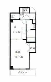 青木ステーツ【3階】の間取り