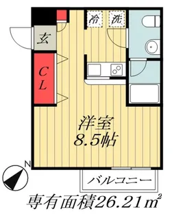 リブリSOLARE【2階】の間取り