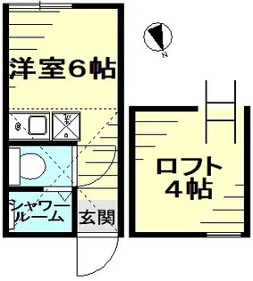 1Rの間取り画像