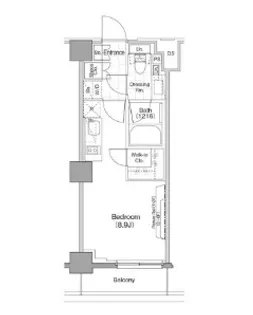 東京都新宿区新宿6【マンション】の間取り