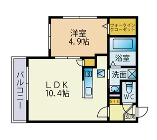 アトラス千歳【3階】の間取り